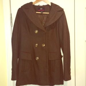 Fully lined hooded jacket